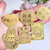 Shenzhen Shuibei com o mesmo adesivo de celular princesa por favor fique rico e ganhe dinheiro, é importante ter um bom caqui, o deus da riqueza, adesivo de celular gato da sorte