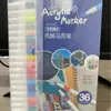 Conjunto de Canetas Marcadoras Acrílicas 12/24/36/48/60 Cores Caneta Aquarela de Secagem Rápida Marcador para Pintura Caneta Marca Texto