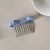 Ferramenta de Penteado: Pente de Cabelo em Forma de Laço, Pente Pequeno, Pente de Encaixe, Pente para Franja, Acessório de Cabelo para Coque Invertido, Grampo