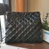 Bolsa Tote Padrão Diamante 26TB, Bolsa Hobo Fashion e Versátil, Mini Bolsa de Compras, Bolsa Feminina com Corrente Estilo Chanel, Tendência Retrô