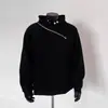 Marca de moda americana Sudadera con capucha de peso pesado para hombre Primavera y Otoño Nuevo diseño de cremallera Sudadera con capucha holgada Chaqueta Moderna