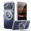 Funda para iPhone 18 Pro Aplicable en Amazon, Soporte Magnético Giratorio de Engranaje con Amortiguación, Carcasa Pivotante para Apple 17