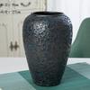 Novo Vaso de Flores Cerâmico Estilo Chinês, Pote de Cerâmica Vintage para Flores Secas, Ornamento de Arranjo de Flores para Sala de Estar com Pequenas Imperfeições