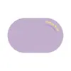 Tapete de banheiro oval em terra de diatomáceas, estilo coreano ins, absorvente de água, antiderrapante, resistente à sujeira e ao desgaste