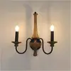 Lâmpada de Sala de Estar e Sala de Jantar Estilo Country Francês Retro Americano Velho Casa de Hóspedes Ajuste Suave Decoração para Quarto Infantil e de Casal Lustre Decorativo