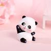Ornaments de Resina de Panda de Desenho Animado Miniaturas de Mesa Decorações de Carro Inserções para Bolo Presentes para Crianças Venda por Atacado