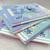 Cuaderno Lindo de Dibujos Animados Stitch Bloc de Notas Línea Sencilla Línea de Coche Libro Papel de Papelería Creativa para Estudiantes