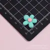 Color Macarrón Bloque de Color Caramelo Flores Pequeñas Materiales Hechos a Mano DIY Accesorios de Resina Pegatinas Imanes para Refrigerador Adornos de Pegamento de Crema