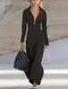 Vestido Feminino 2025 Amazon Cross-Border Gola Lapela Moda Slim Fit