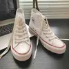 Tênis Casuais de Cano Alto em Lona para Casais Estilo Coreano Versátil Tênis de Skate para Estudantes Estilo Casal Masculino Produto Triplamente Vulcanizado