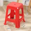 Taburetes Altos de Plástico Engrosado Personalizados por el Fabricante para el Hogar, Sala de Estar de Adultos, Mesas y Sillas de Comedor, Taburetes Cuadrados Imprimibles, Bancos Apilables