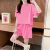Conjunto de Ropa de Casa de Seda de Leche Estilo Nuevo, un Conjunto Completo de Dos Piezas de Pantalones Cortos de Manga Corta, Holgados, Talla Grande, Modernos y Versátiles