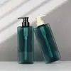 Garrafa Cosmética Plástica Personalizada Pet Gel de Banho Loção Corporal Frasco Plano Condicionador 500ml