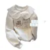 Sudadera con Capucha de Manga Larga para Niñas 2026 Otoño Invierno Estilosa Sudadera Gruesa con Felpa Cuello de Muñeca Artículo Popular