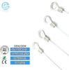 Suministrado directamente por el fabricante: Terminal de Doble Extremo M3M4M5 Ojales Chapados en Cobre, Cable de Acero Recubierto de Goma de 0.8 a 1.5 mm, Protección de Cable de Elevación