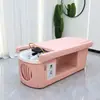 Cama de Champú Eléctrica Ajustable, Peluquería, Circulación de Agua a Temperatura Constante, Terapia para la Cabeza y Terapia para los Pies, Cama de Masaje Integrada, Salón de Belleza y Centro de Salud