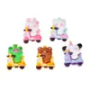Bicicleta de Dibujos Animados Animal Pequeño Gadgets de Resina Oso y Conejo Pasador Cuerda para el Cabello Decoración Pegamento de Crema Material para DIY