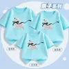 Camisetas de Algodón de Manga Corta Creativas de Venta Caliente para Vacaciones, Viajes, Fotos Familiares y Atuendos Familiares