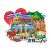 Adesivos para geladeira Hohhot Adesivos para geladeira City Lembranças turísticas Adesivos para geladeira Wenchuang Adesivos magnéticos Adesivos para geladeira estéreo