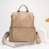 Mochila Retro Estampada de Alta Gama para Mujer 2025 Nueva Casual Gran Capacidad Bolsa de Viaje para Exteriores Mochila Antirrobo