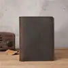 1148 Cartera para Hombre, Cartera Pequeña para Hombre, Portalicencia de Conducir, Portatarjeta de Estudiante, Estilo Vertical Vintage, Portatarjetas Ultra-Delgado de Piel Genuina, Transfronterizo