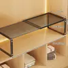 Estante Divisor de Armario, Estante Extensible para Almacenamiento de Ropa, Organizador de Gabinete Profundo para Armario de Dormitorio en Casa, Estante de Almacenamiento
