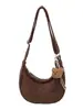 Bolsa de dumplings de gran capacidad transfronteriza para mujer, nuevo bolso tote con textura esmerilada vintage, bolso de hombro y bandolera de nicho de moda