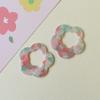Colorido fragmento pétala oca flor de ameixa acetato acrílico acessórios diy brincos acessórios para cabelo jóias atacado