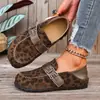 Atacado Transfronteiriço Europeu e Americano Sapatos Birkenstock Bico Redondo Slip-on Outono Novo Estilo Sola Reta Casual Leve 2025 Atacado Tamanho Grande