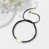 Pulsera Versátil de Concha Tejida a Mano para Gatos para Mujeres, Cuerda Ajustable para Mejores Amigas, Pulseras de Pareja, Regalos de Pulseras, Transfronterizo