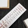 Puntas de Uñas Artísticas Simples Transparentes Estilo Ojo de Gato Anchas Tiras Pre-hechas 30 Piezas Por Tamaño Uñas Portátiles Fábrica Directa Personalización