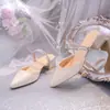 Sandalias de Tacón Grueso Versátiles y de Uso Bidireccional 2026 Nuevas Sandalias de Verano Cerradas para Mujer para Combinar con Vestidos, Zapatos de Tacón Medio para Mujer
