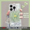 Adecuado para funda de teléfono Apple 15 iPhone 17 Berry Trouble Soporte 16 Hilo de Pluma Láser 14 Pro Max Creativo 13