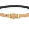 Cinturón de mujer estilo coreano para jeans, simple y moderno, cinturón decorativo delgado para mujer, cinturón versátil estilo coreano para estudiante con cordón