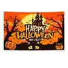 Enfeites de porta de Halloween, Decorações de festa de Halloween, Enfeites de porta de abóbora e morcego, Decorações temáticas de fantasma e Adereços para criar uma atmosfera assustadora