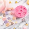 Molde Popular Transfronterizo con Forma de Oso de Silicona, Molde para Hornear de Grado Alimenticio, Molde para Velas de Aromaterapia y Yeso