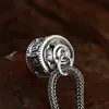Pingente de Prata Esterlina 925 Atacado Estilo Chinês Tendência Estilo Tibetano Pingente Sanskritês Abrível Prata Tailandesa Joias Retro Envelhecidas