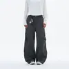Ropa de Hombre Shanggu Algodón Puro Casual para Hombre Primavera y Otoño Lavados Vintage Pantalones de Pierna Ancha Sueltos Versátiles Jeans Largos para Hombre