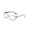 Gafas de Lectura de Lujo Ligero de Moda Incrustadas con Diamantes para Mujer, Protección Ocular de Alta Definición, Antiluz Azul, Gafas para Personas Mayores, Gafas Lisas Retro Ojo de Gato