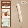 Hogar 2 en 1 Enhebrador de Agujas Descosedor Multifuncional Levantador de Puntos Artefacto Guía Hilos para Personas Mayores Herramienta de Costura a Mano