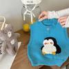 Chaleco de Punto Jacquard con Cuello Redondo y Botones de Dibujos Animados Otoño e Invierno para Niños y Niñas Algodón Nuevo 2025 Suéter Chaleco Infantil