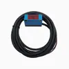 Sensor fotoelétrico de reflexão difusa sensor a laser distância ajustável não afetado pela cor luz vermelha sensor de ponto pequeno