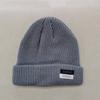 Outono e Inverno chapéu de tricô fofo estilo coreano patch letra chapéu melão casual quente chapéu de lã chapéu masculino e feminino