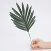Folhas de palmeira artificiais nórdicas estilo Ins, decorações para sala de estar e casamento, folhas falsas, folhas de girassol de plástico, folhas de cauda espalhadas e folhas de árvore de ferro