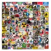 200 folhas capacete de segurança capacete adesivos para grafite caderno scooter bagagem adesivos à prova d'água atacado