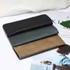 Caja para gafas nueva y popular bolsa para gafas de cuero suave bolsa de cuero para gafas de lectura funda de cuero impermeable logo al por mayor barato