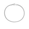 Pulsera Emanco de Acero de Titanio Dorado para Mujer, Nueva Pulsera Simple de Cadena de Caja de Acero Inoxidable Transfronteriza, Joyería Europea y Americana al Por Mayor
