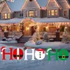 Decoração de Pátio de Feliz Natal Inserção Placa Oca Decoração de Festa de Feriado de Jardim Inserção de Gramado Externo Personalização