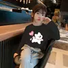 Camiseta de Dibujos Animados para Niñas de Primavera y Otoño, Camiseta de Manga Larga a la Moda para Bebés Niñas, Camiseta Básica de Algodón Puro para Niños