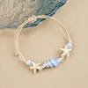 Jingdezhen Pulseira de Corda Trançada Cerâmica de Natal Pulseira de Trevo de Quatro Folhas Joias Artísticas Feitas à Mão Atacado de Pulseiras de Cerâmica para Atrações Turísticas